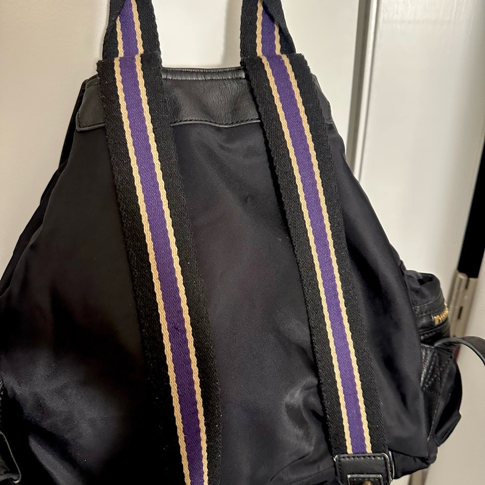 Tory Burch Nylon Backpack – Black & Gold – Authentic - Picture 16 of 16
